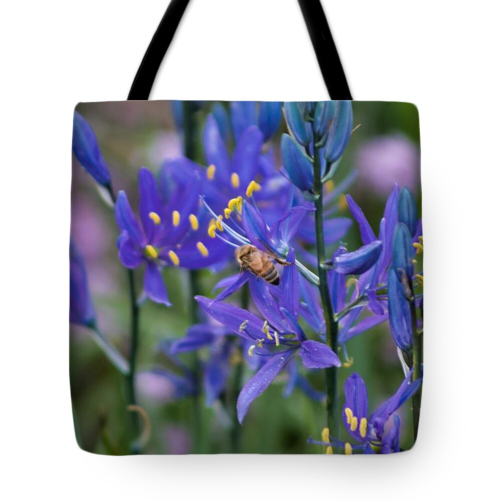 Bee Tote Bag featuring the photograph Busy Bee by Brian Eberly