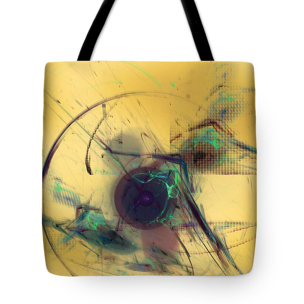 Art Tote Bag featuring the digital art But Anyhow by Jeff Iverson