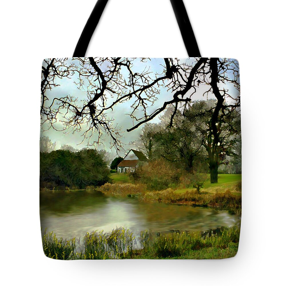 England Tote Bag featuring the photograph Butlers retreat Epping forest UK by Kurt Van Wagner