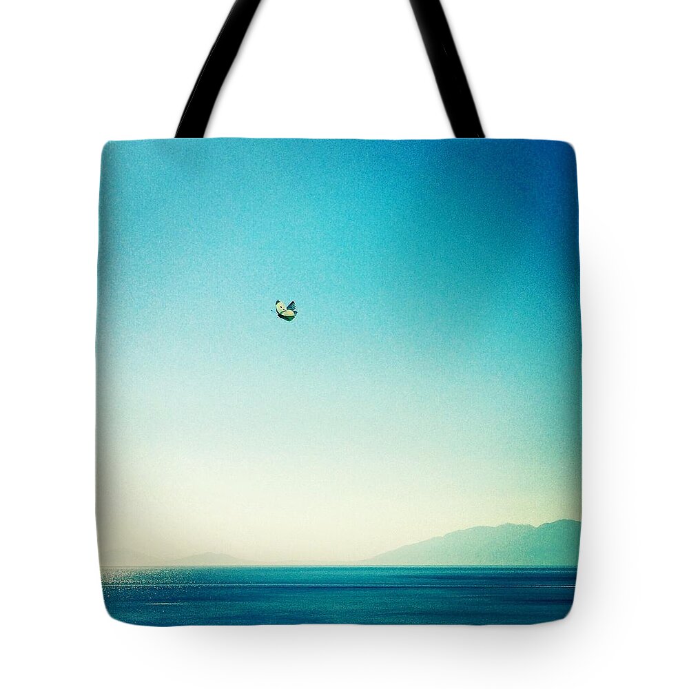 Butterfly Tote Bag featuring the photograph Butterfly Blues by Lara Prior