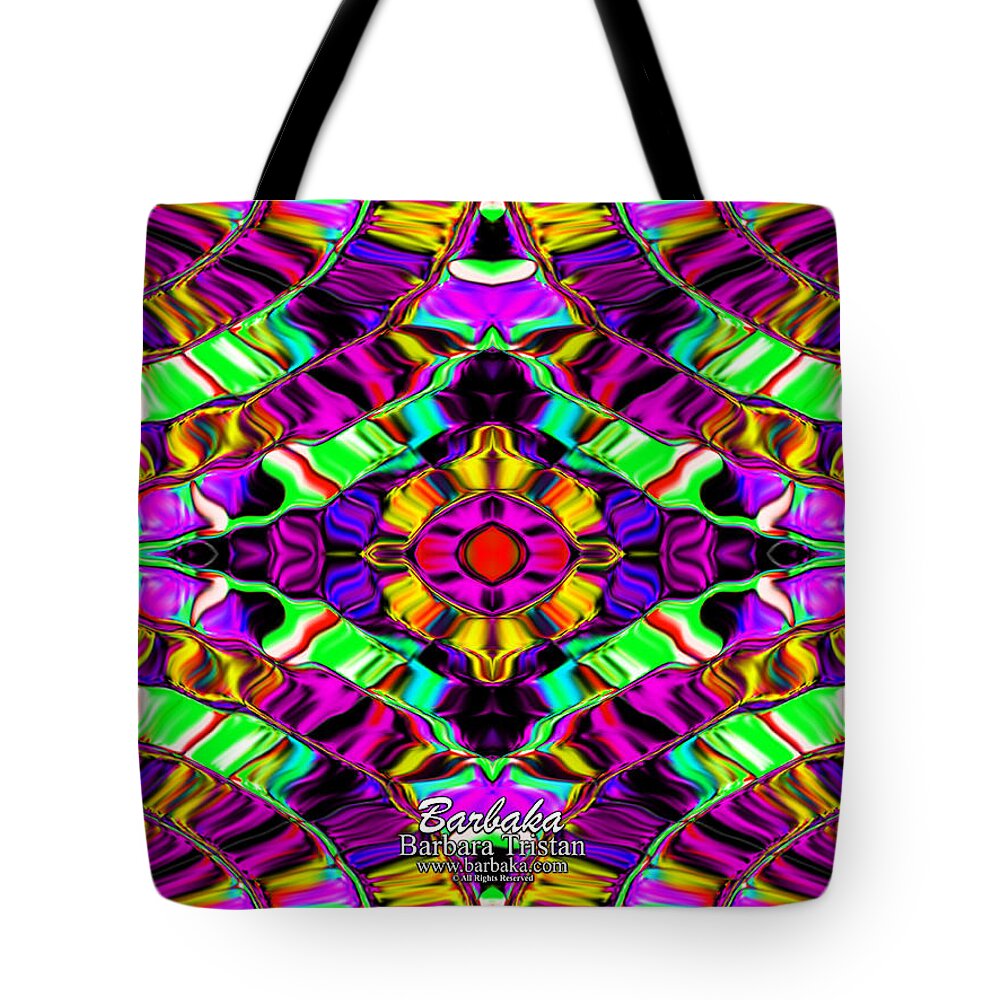 Art Tote Bag featuring the digital art Butterfly Morph by Barbara Tristan