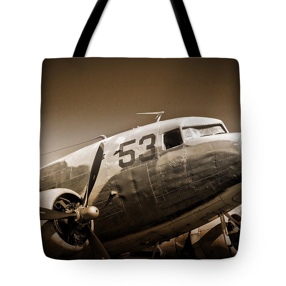 Photograph Tote Bag featuring the photograph C-47 Sky Train by Richard Gehlbach