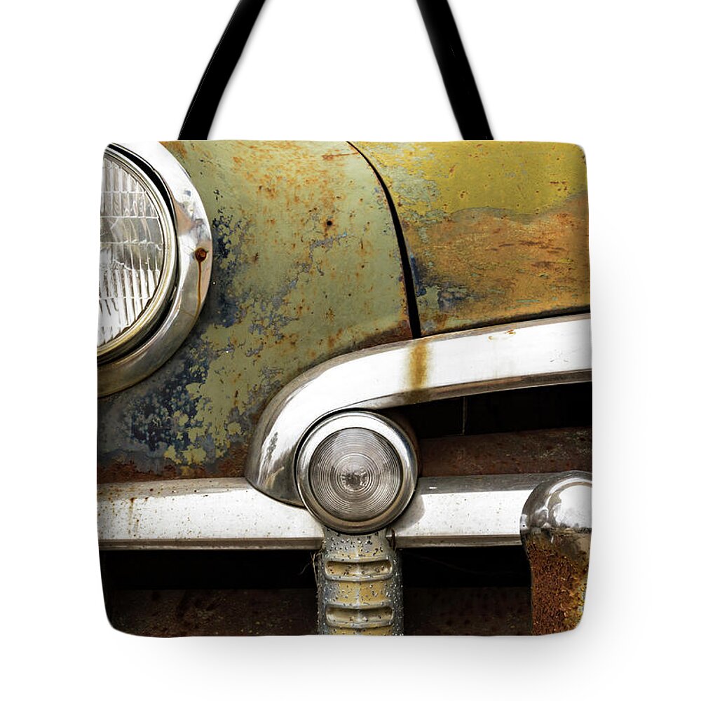 Chevrolet Tote Bag featuring the photograph C is for Chevrolet by Holly Ross