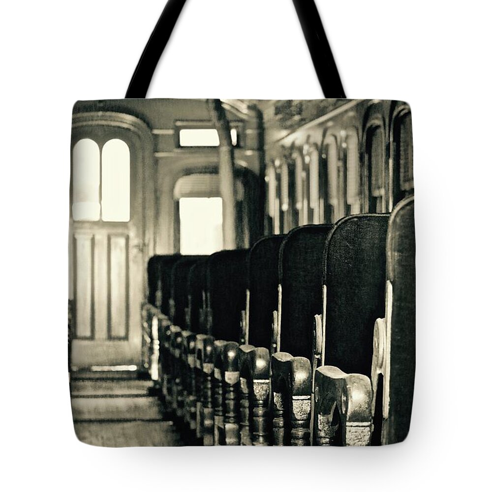 Railway Tote Bag featuring the photograph Cabin Leisure by Phil Cappiali Jr