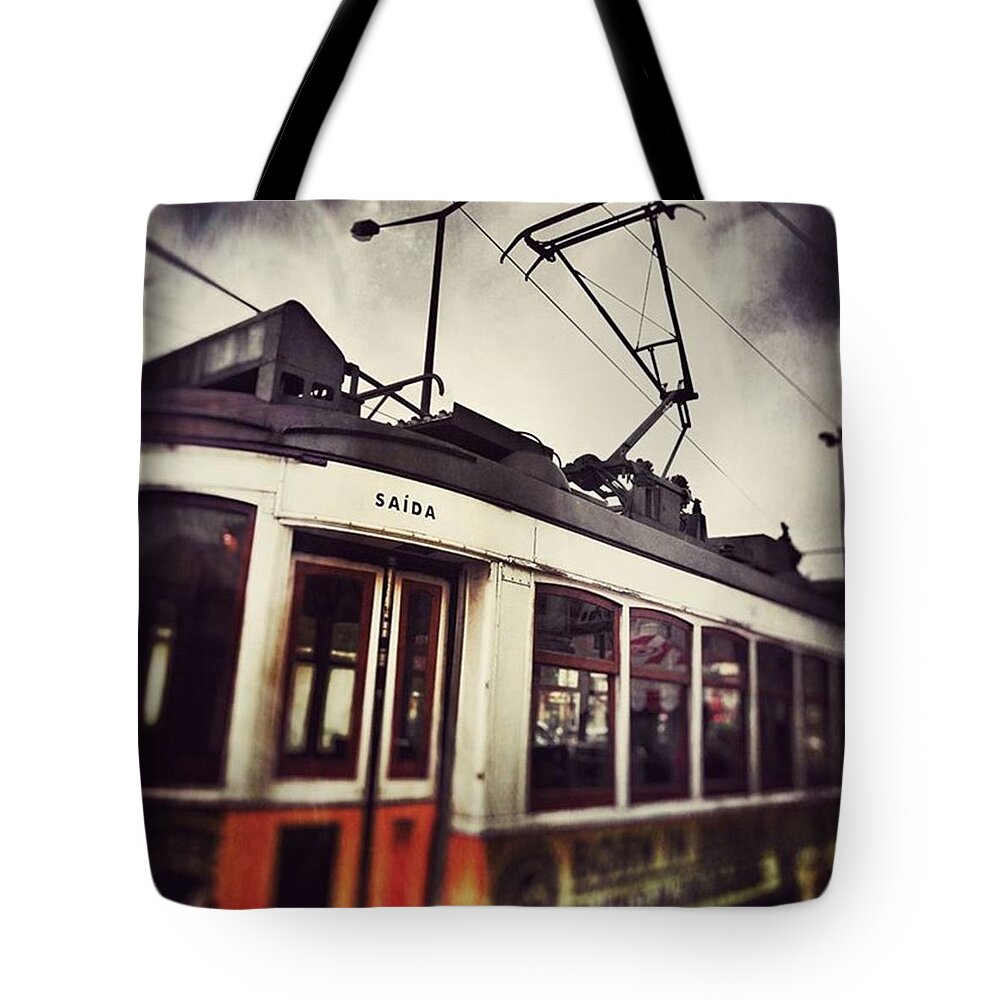 Urban Tote Bag featuring the photograph Cais Do Sodre by Jorge Ferreira