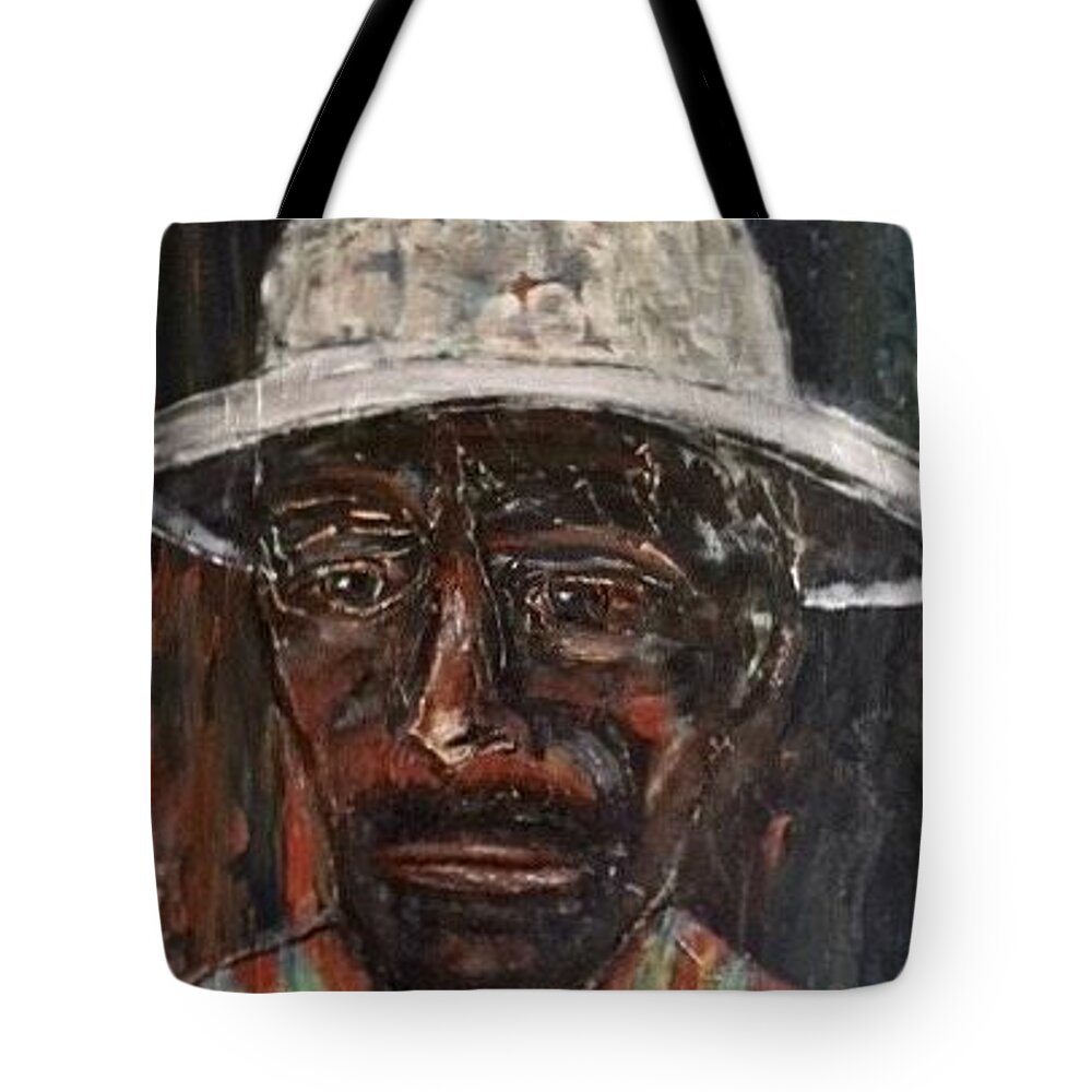 Cajun Tote Bag featuring the painting Cajun by Bruce Ben Pope