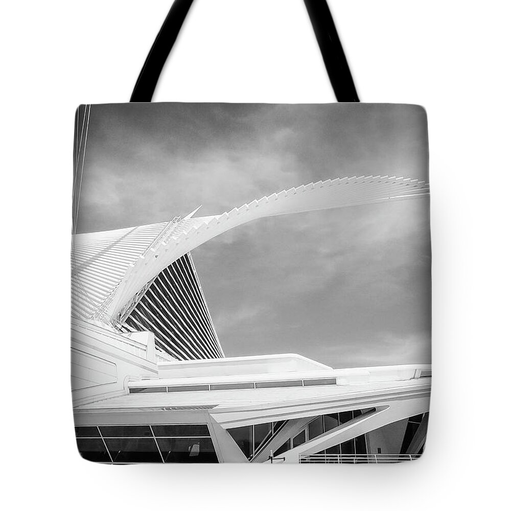 Mam Tote Bag featuring the photograph Calatrava - Milwaukee Art Museum by John Roach