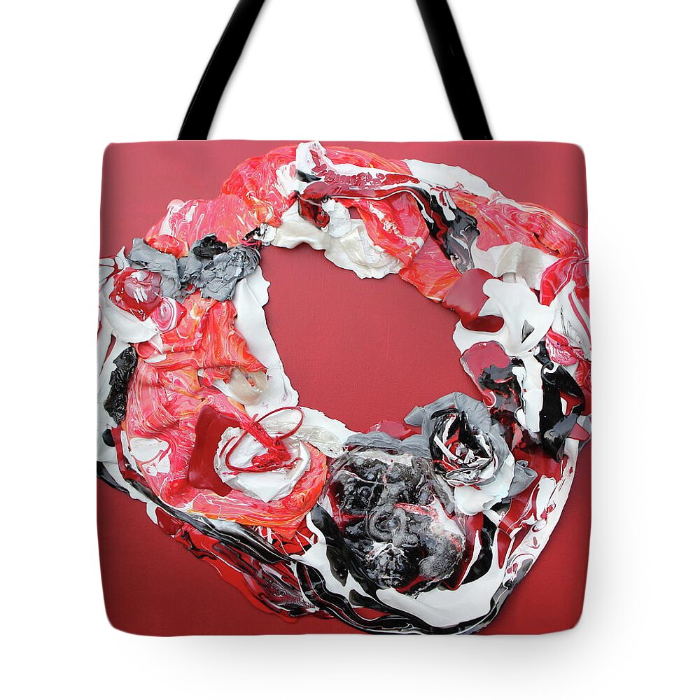 Caliente Tote Bag featuring the painting Caliente Octlantis by Madeleine Arnett