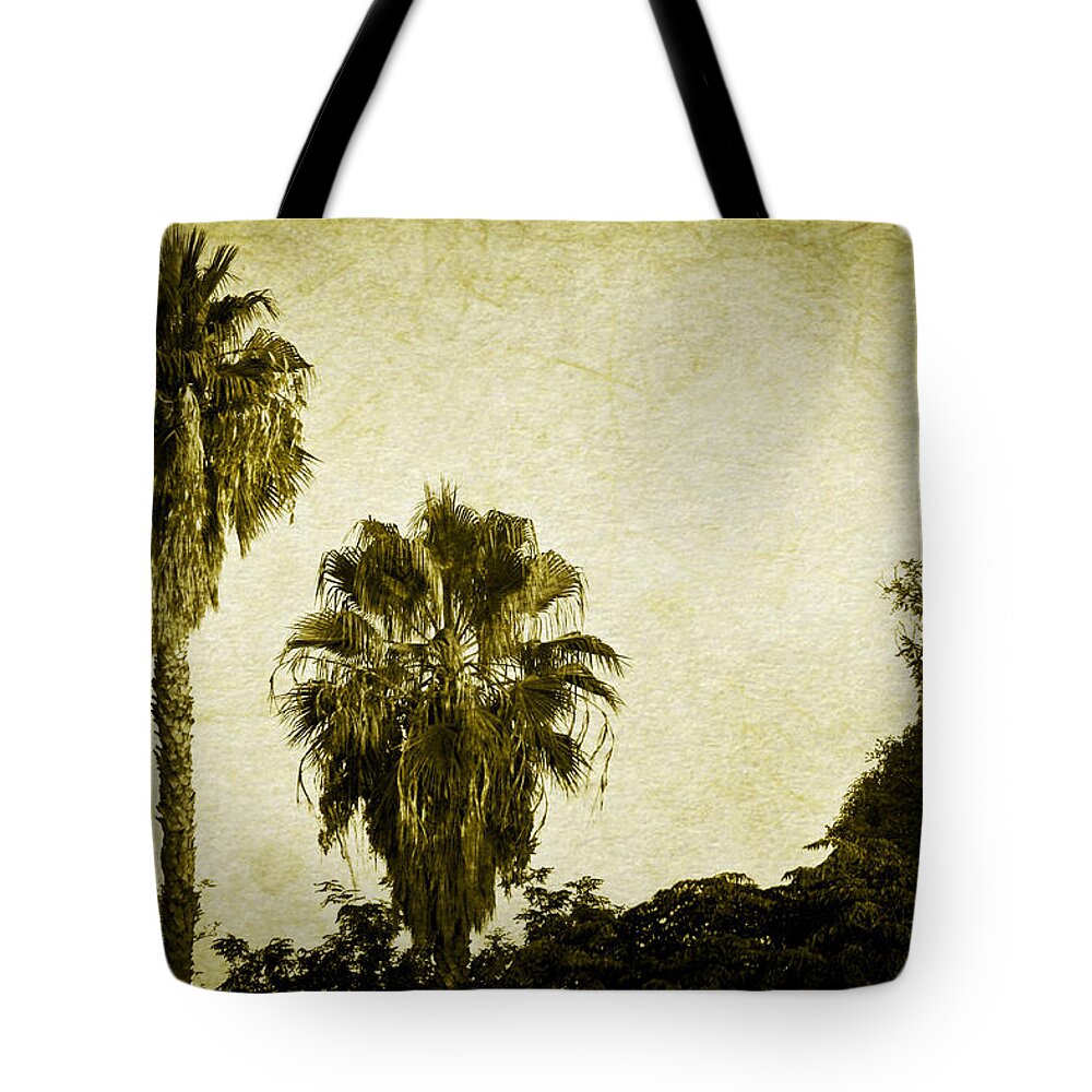 California Tote Bag featuring the photograph California Palms by Teresa Mucha