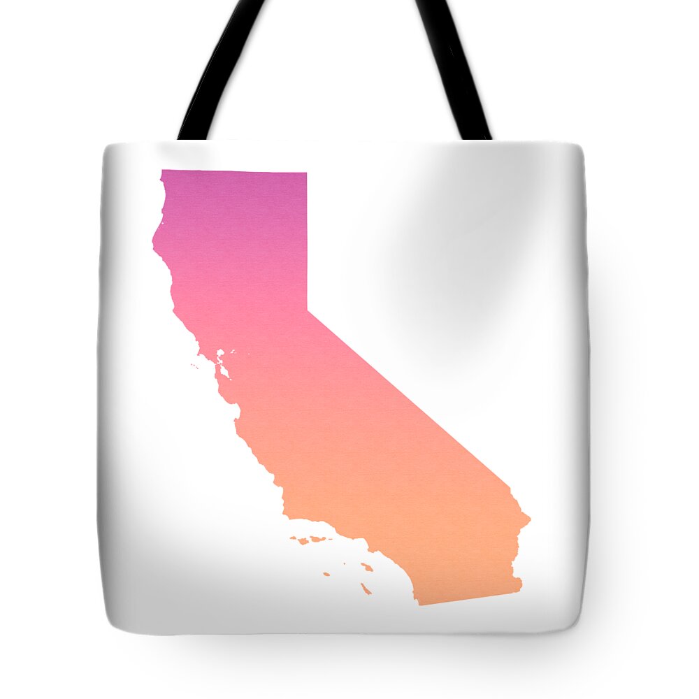 California Summer Ombre Tote Bag featuring the photograph California Summer Ombre by Leah McPhail