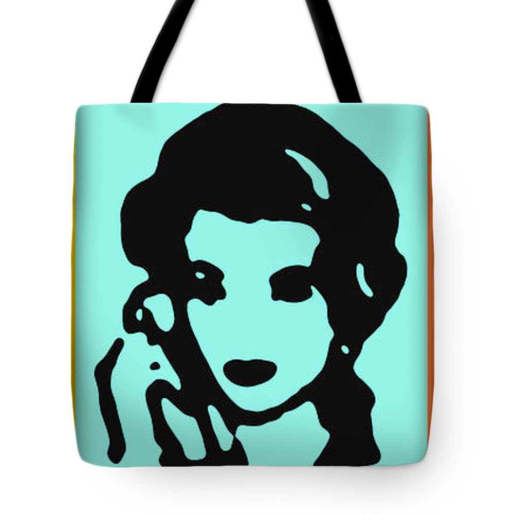  Tote Bag featuring the painting Caller by Steve Fields