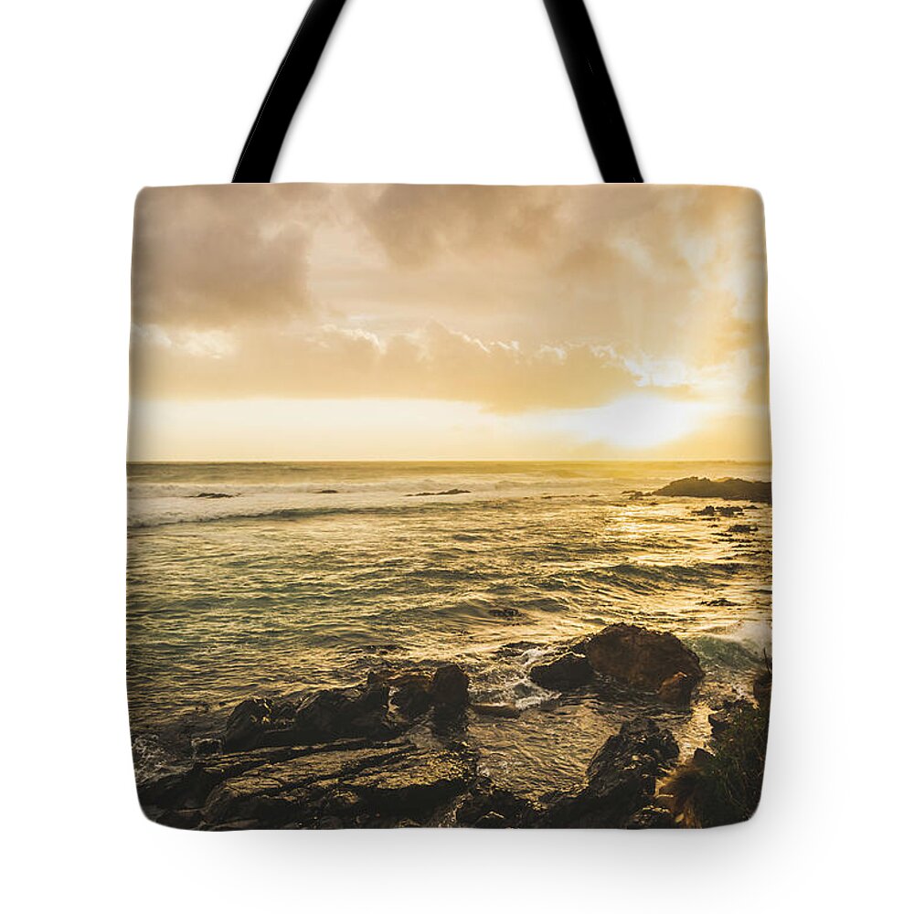 Water Tote Bag featuring the photograph Calm after the storm by Jorgo Photography