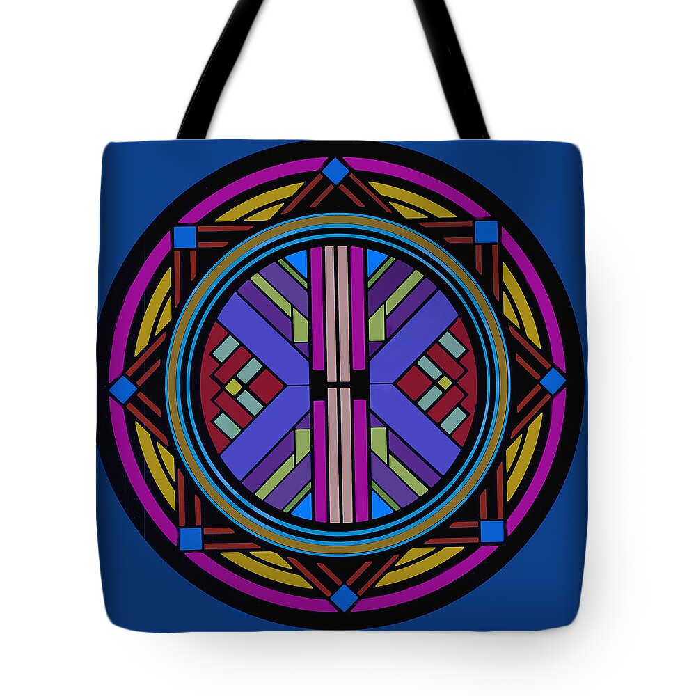 Contemporary Tote Bag featuring the digital art Calm Order by Phillip Mossbarger