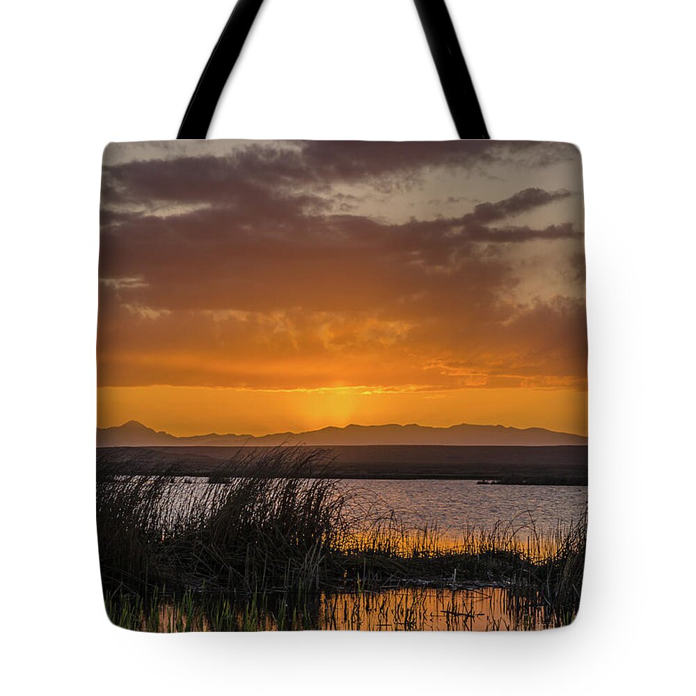Refuge Tote Bag featuring the photograph Camas National Wildlife Refuge by Yeates Photography