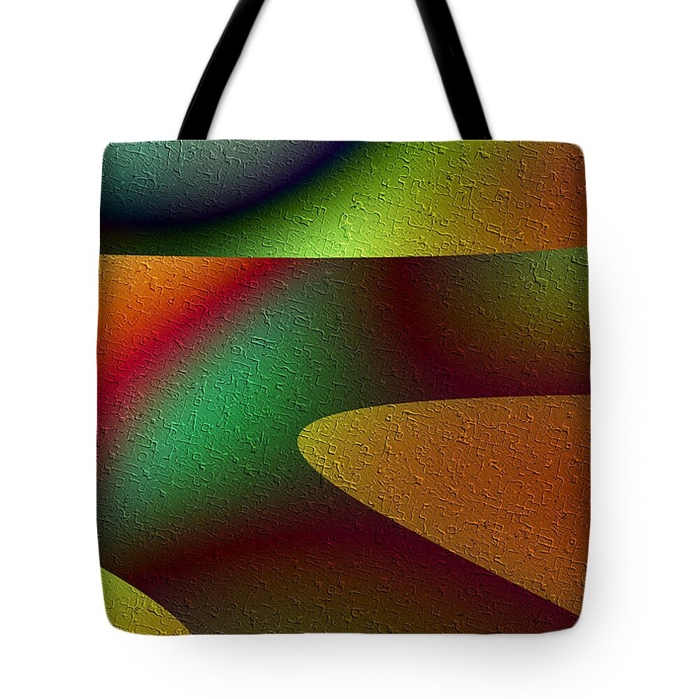 Cambiando Tote Bag featuring the digital art Cambiando by Kiki Art