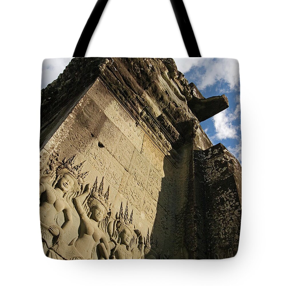 Womanly Tote Bag featuring the photograph Cambodia_d108 by Craig Lovell
