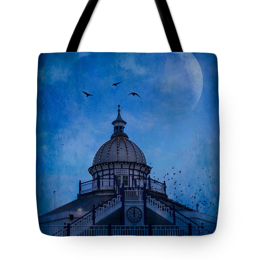 Camera Obscura Tote Bag featuring the photograph Camera Obscura - Eastbourne Pier by Ann Garrett