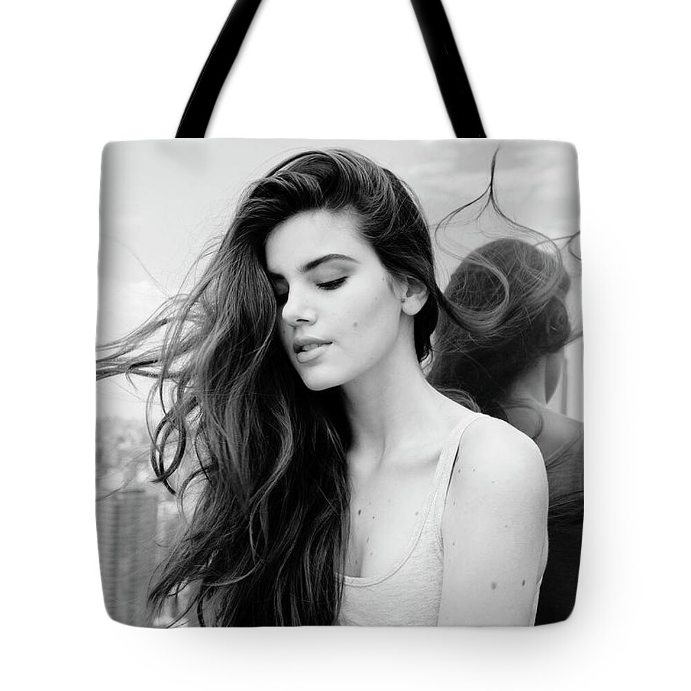 Portrait Print Canvas Tote Bag - Beautiful Shopping Bag - Print Cloth Bag