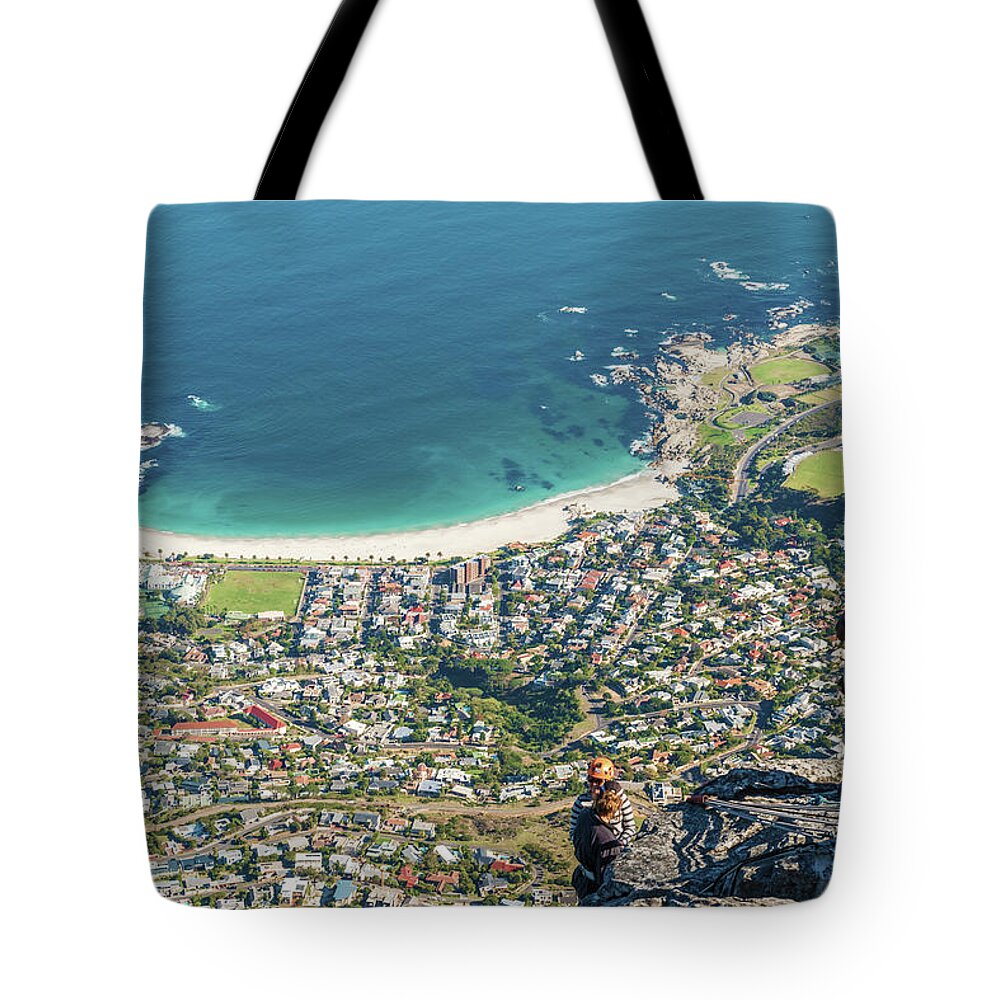 Built Structure Tote Bag featuring the photograph Camps Bay, Cape Town, South Africa by Marek Poplawski