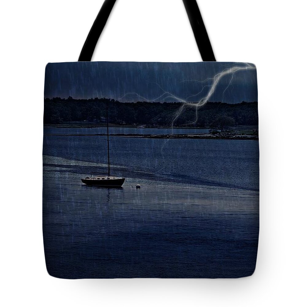 Storm Tote Bag featuring the photograph Cancelled Plans by Barbara S Nickerson