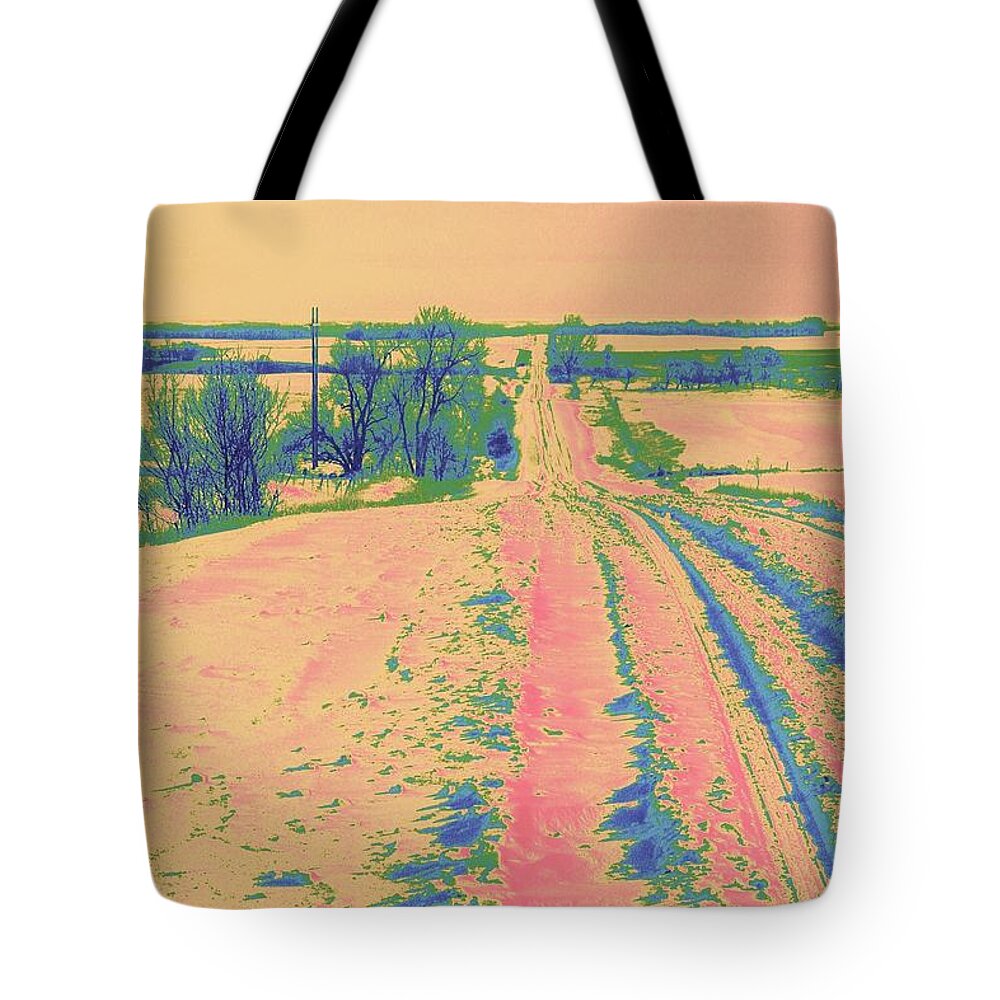 Landscape Tote Bag featuring the photograph Candy Land by Julie Lueders 