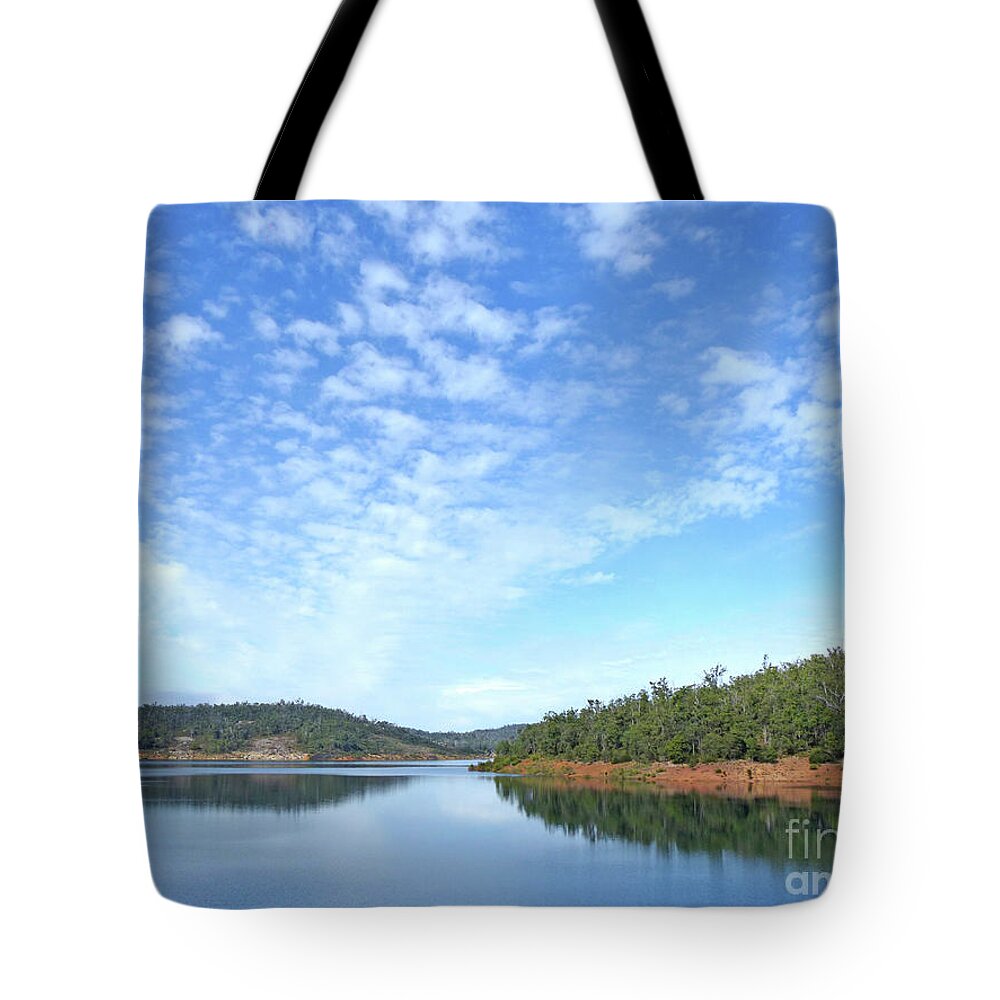 Canning Reservoir Tote Bag featuring the photograph Canning Reservoir - Western Australia by Phil Banks