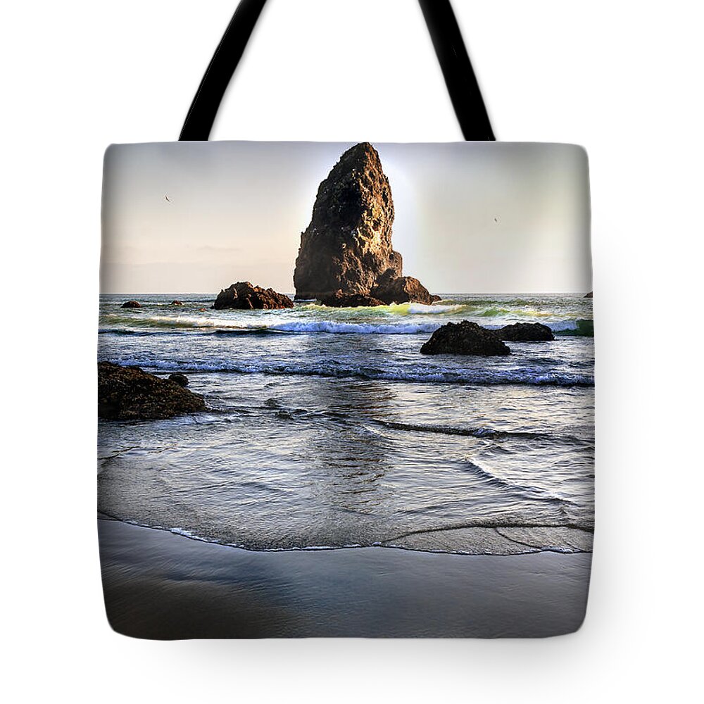 Landscape Tote Bag featuring the photograph Cannon Beach by Craig J Satterlee