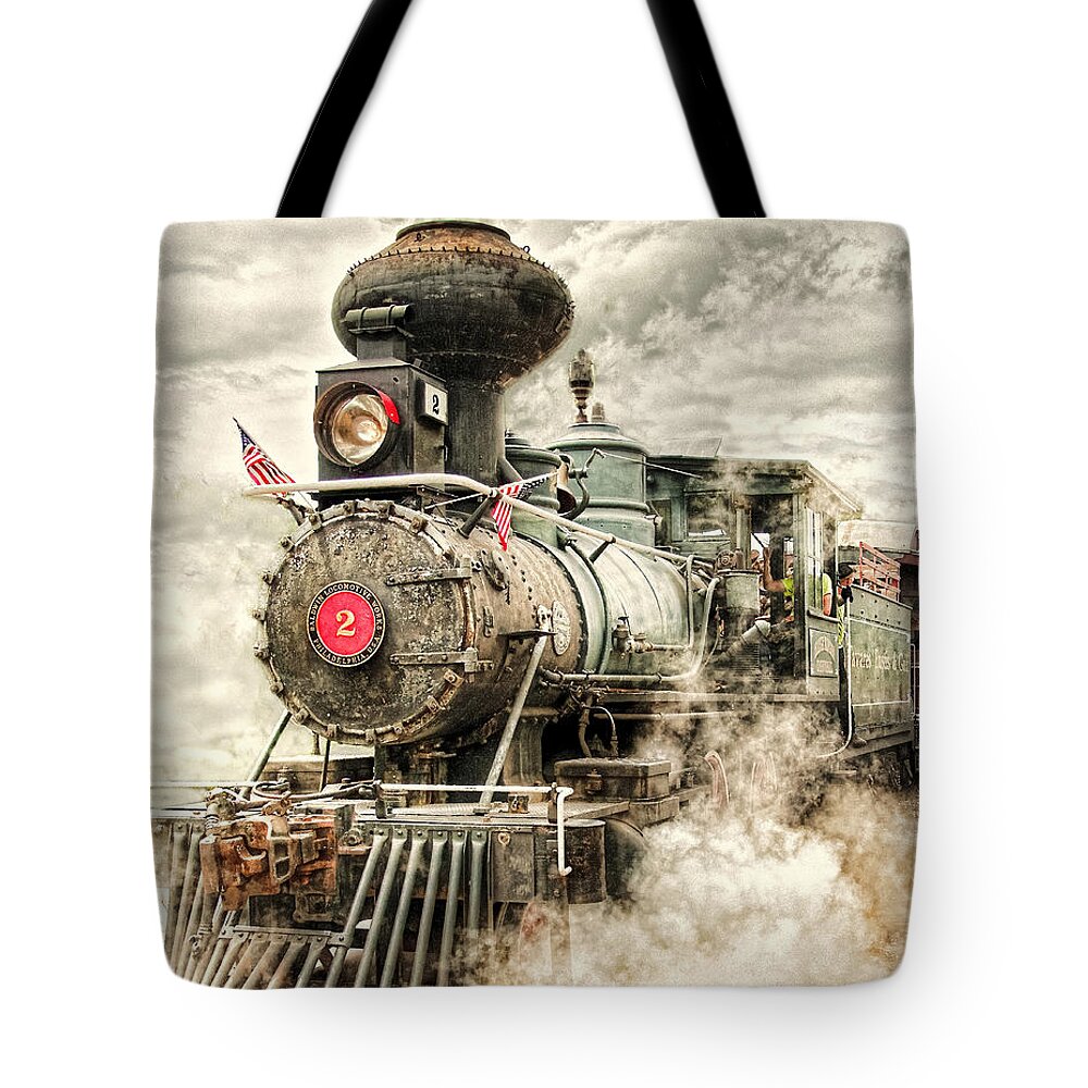 Train Tote Bag featuring the photograph Cannonball by Pete Rems