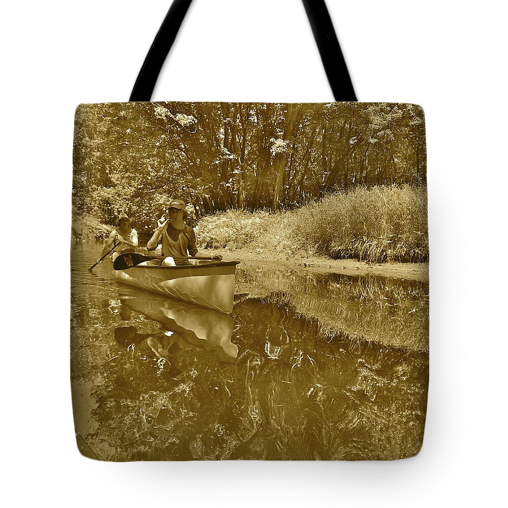 Nature Tote Bag featuring the photograph Canton Canoe Trip 2016 36 by George Ramos