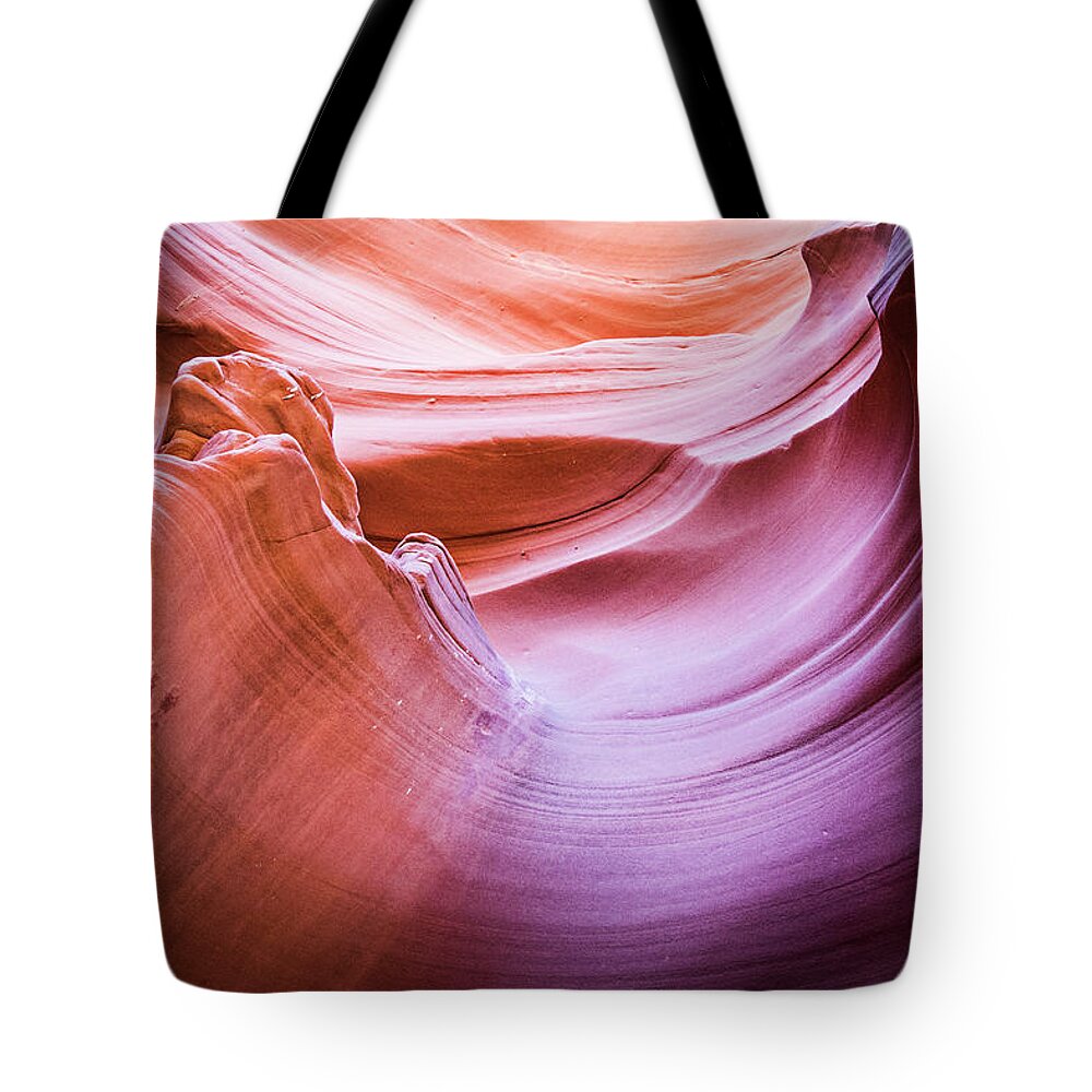 Curves Tote Bag featuring the photograph Canyon Curves by Susan Bandy