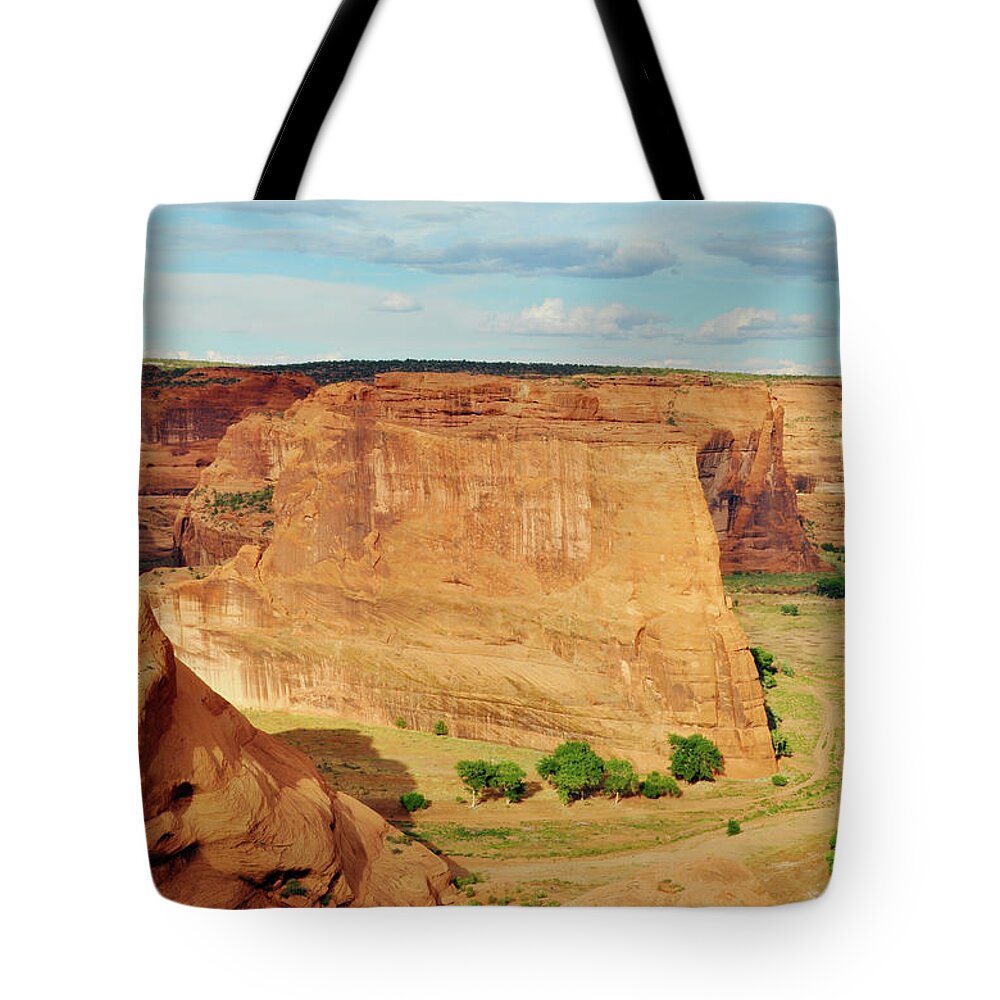 Canyon De Chelly National Monument Tote Bag featuring the photograph Canyon de Chelly Magic Hour Landscape by Kyle Hanson