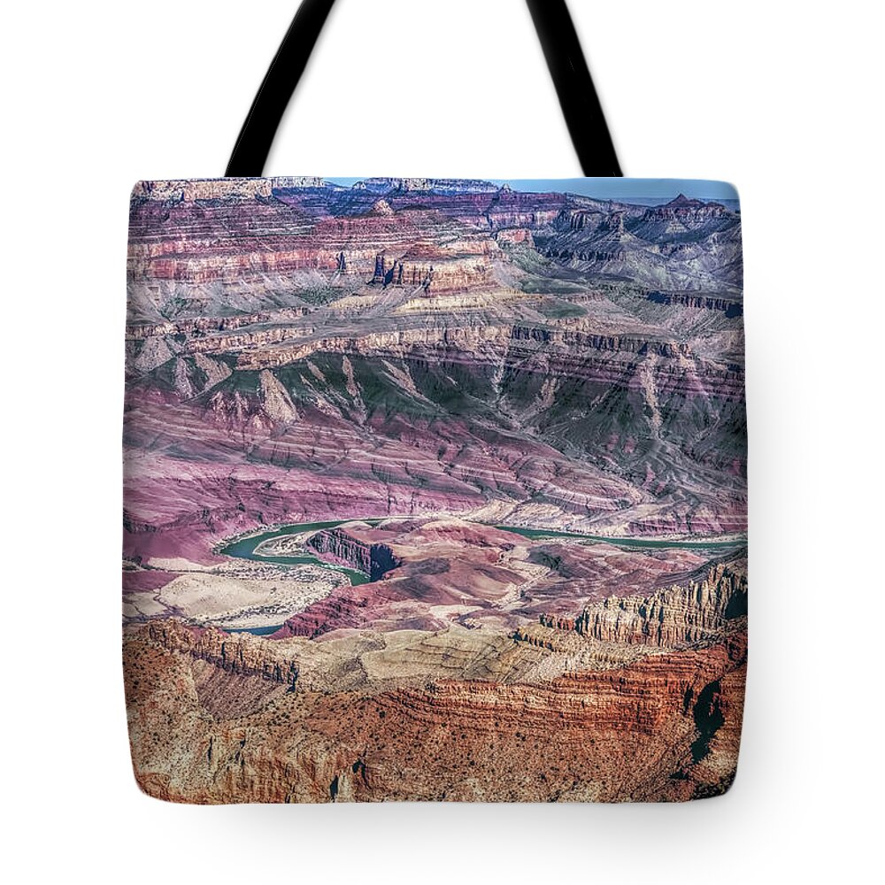 Landscape Tote Bag featuring the photograph Canyon Expanse by John M Bailey