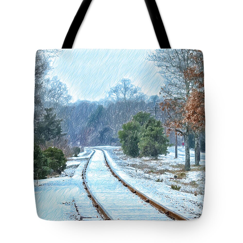 Cape Cod Tote Bag featuring the photograph Cape Cod Rail And Trail by Constantine Gregory