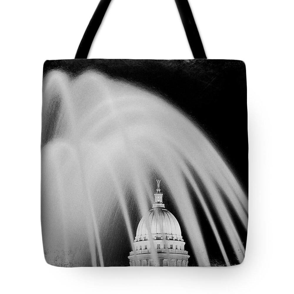 Madison Tote Bag featuring the photograph Capital Stained by Todd Klassy