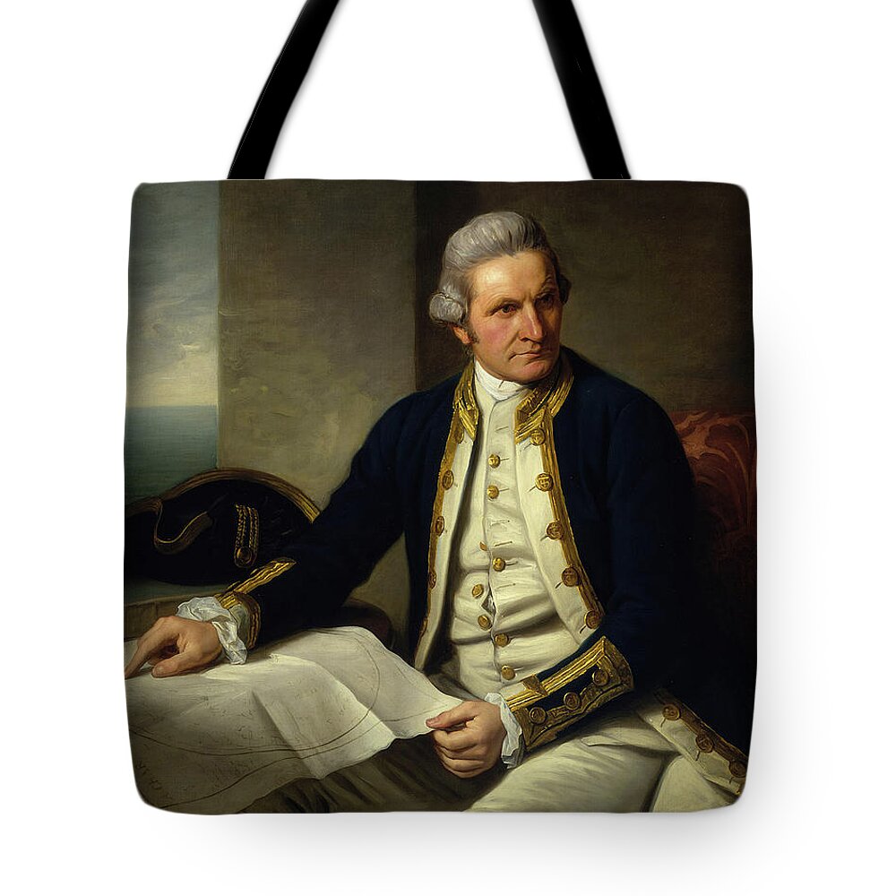 Captain James Cook Tote Bag by Mountain Dreams - Pixels