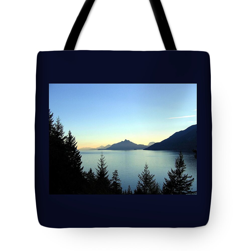 Howe Sound Tote Bag featuring the photograph Captivating Howe Sound by Will Borden