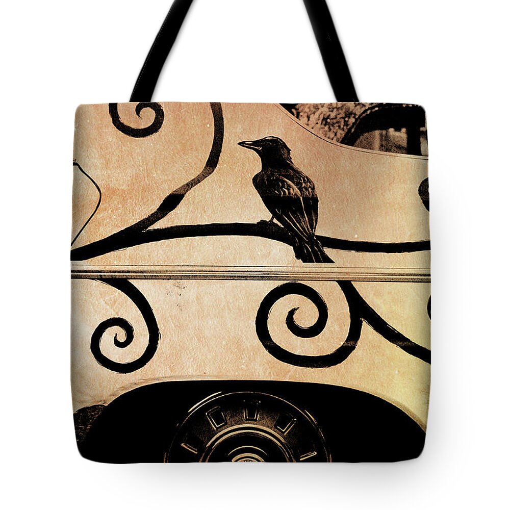 Entertainment Tote Bag featuring the photograph Car Art by Jim Corwin