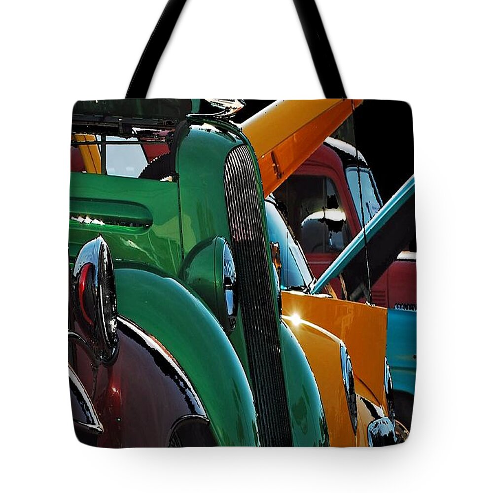 Car Show Tote Bag featuring the photograph Car Show v by Robert Meanor