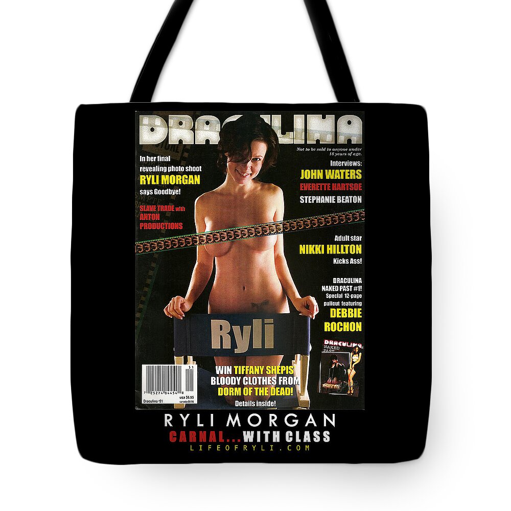 Movie Tote Bag featuring the digital art Carnal... With Class by Mark Baranowski
