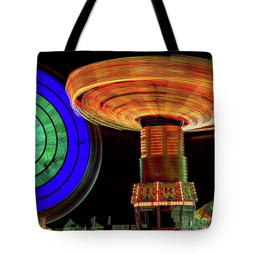 Dogwood Festival Tote Bag featuring the photograph Carnival Memories by Doug Sturgess