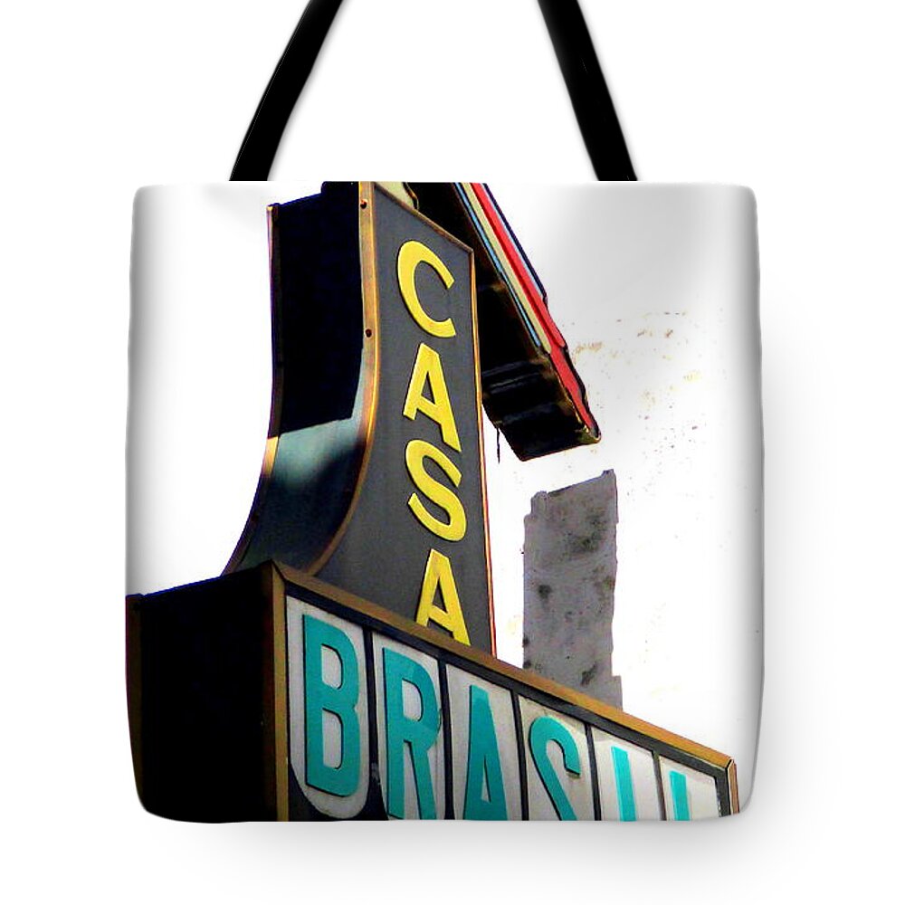 Casa Brasil Tote Bag featuring the photograph Casa Brasil by Randall Weidner