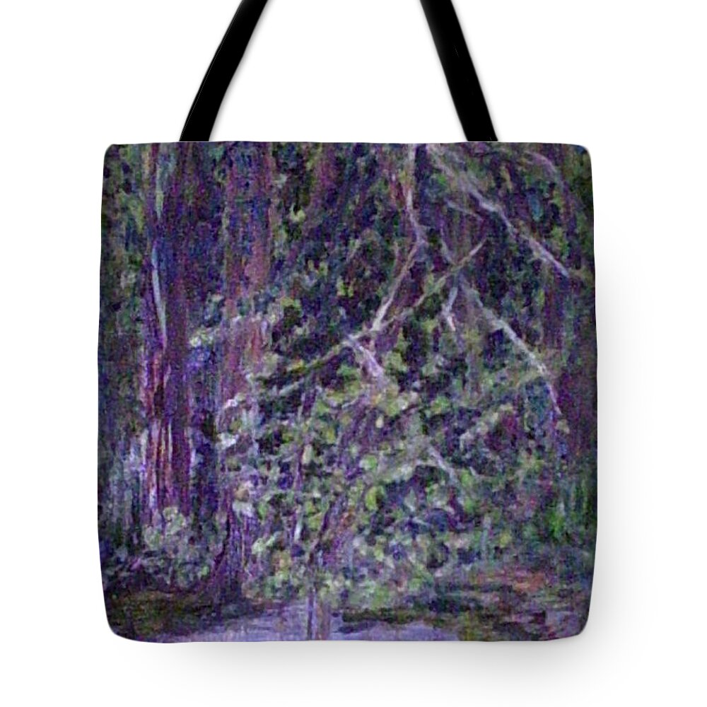Landscape Tote Bag featuring the painting Casa Mesa by Julie TuckerDemps