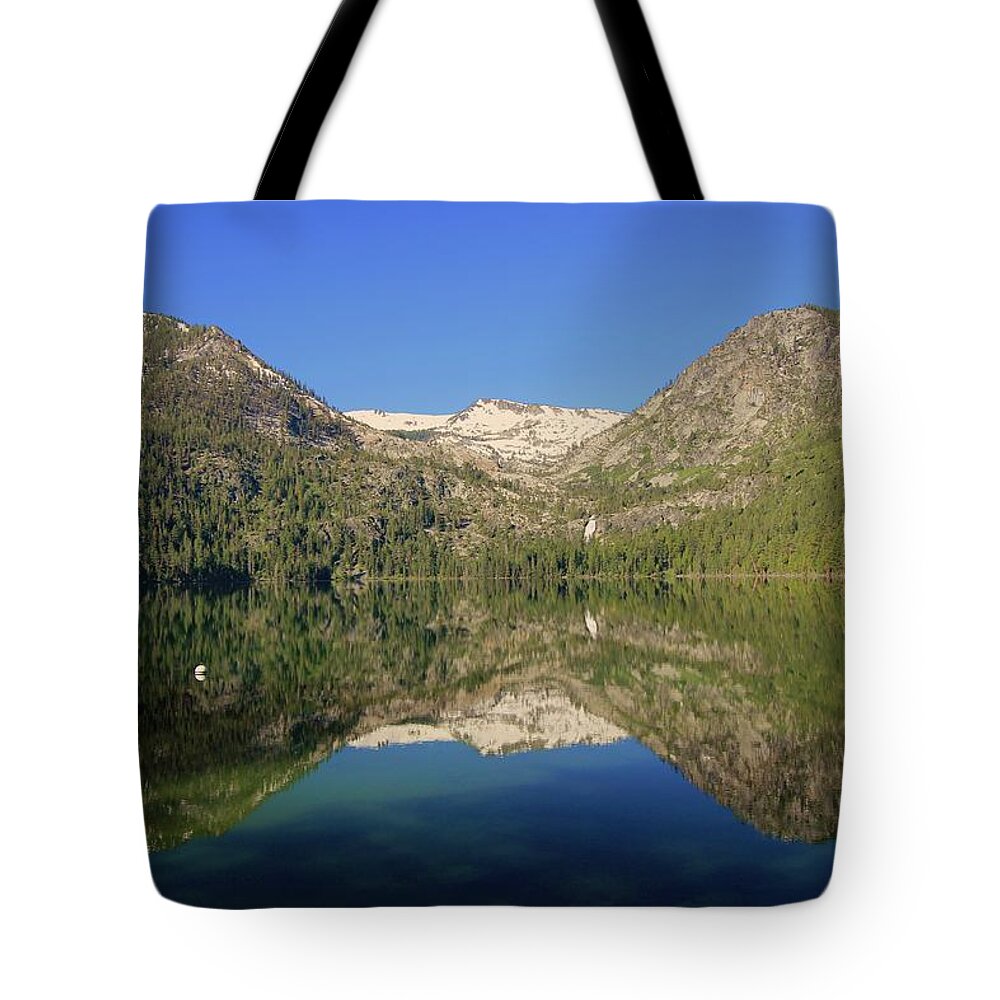 Waterfall Tote Bag featuring the photograph Cascade Solitude by Sean Sarsfield