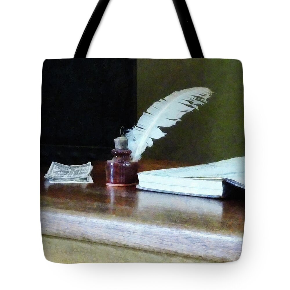 Accountant Tote Bag featuring the photograph Cash Deposit by Susan Savad