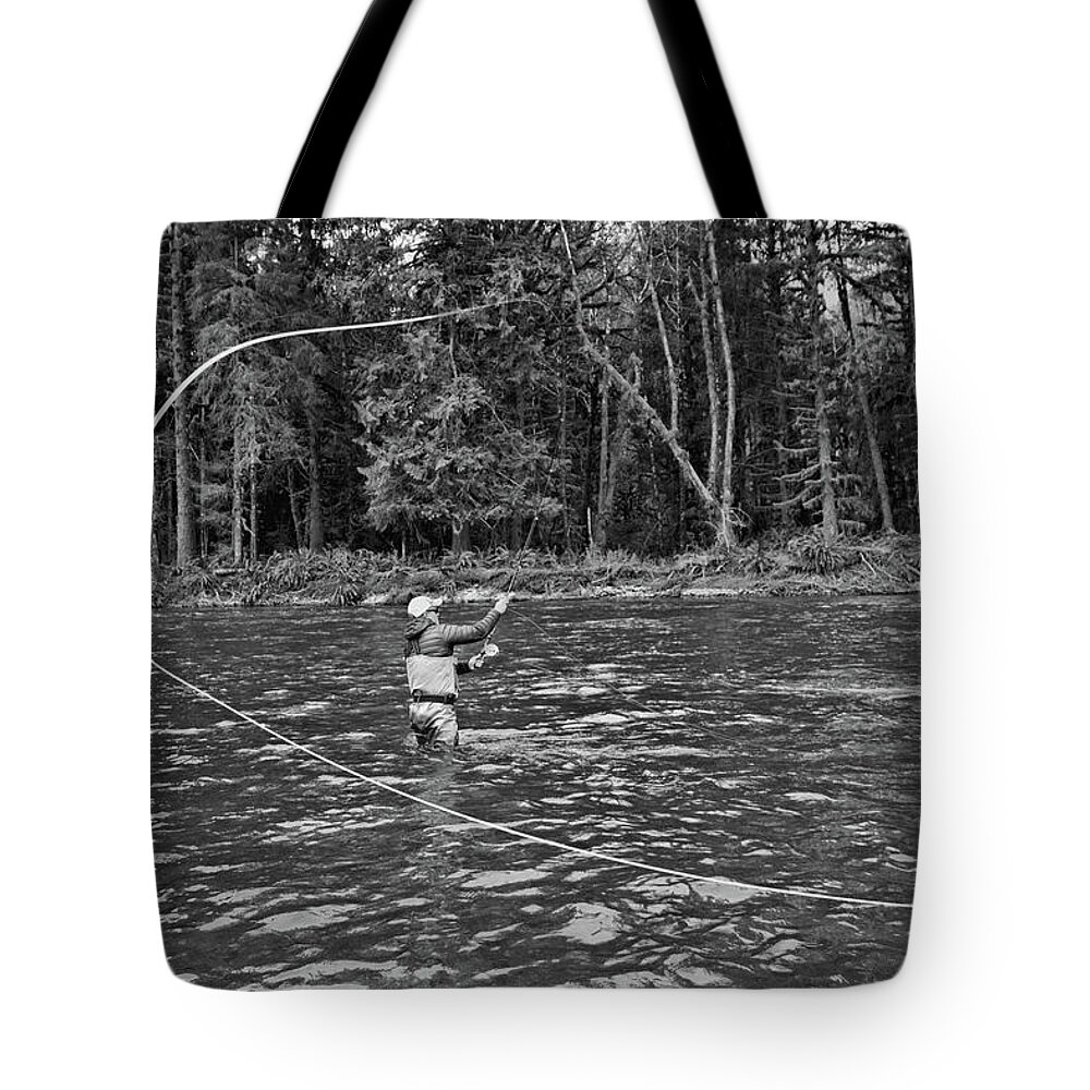 Tote Bag featuring the photograph Casting by Jason Brooks