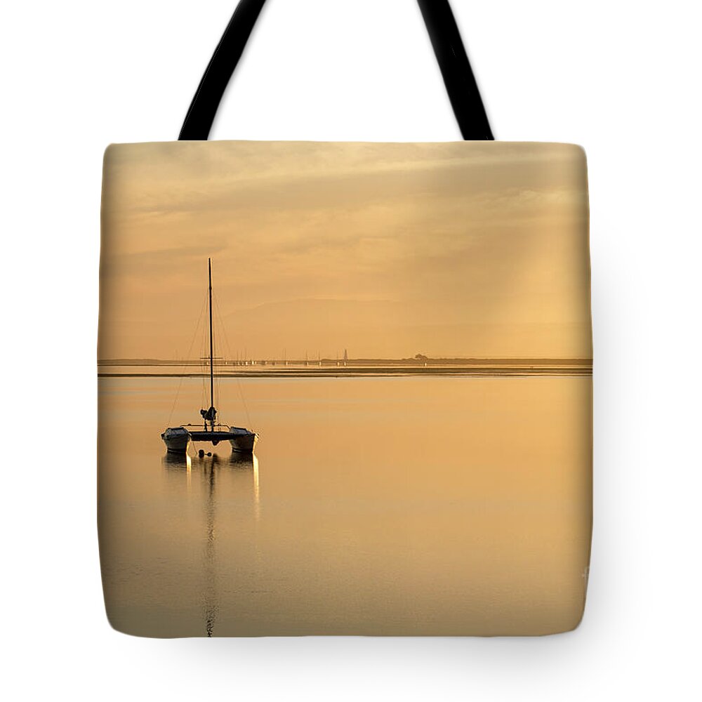Catamaran Tote Bag featuring the photograph Catamaran sunset by Sheila Smart Fine Art Photography