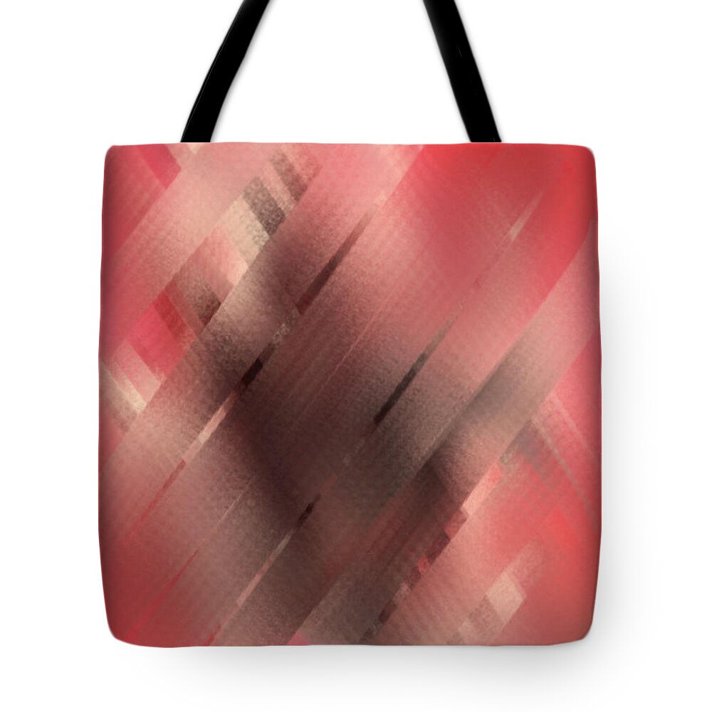 Abstract Tote Bag featuring the painting Hidden by Frances Ku
