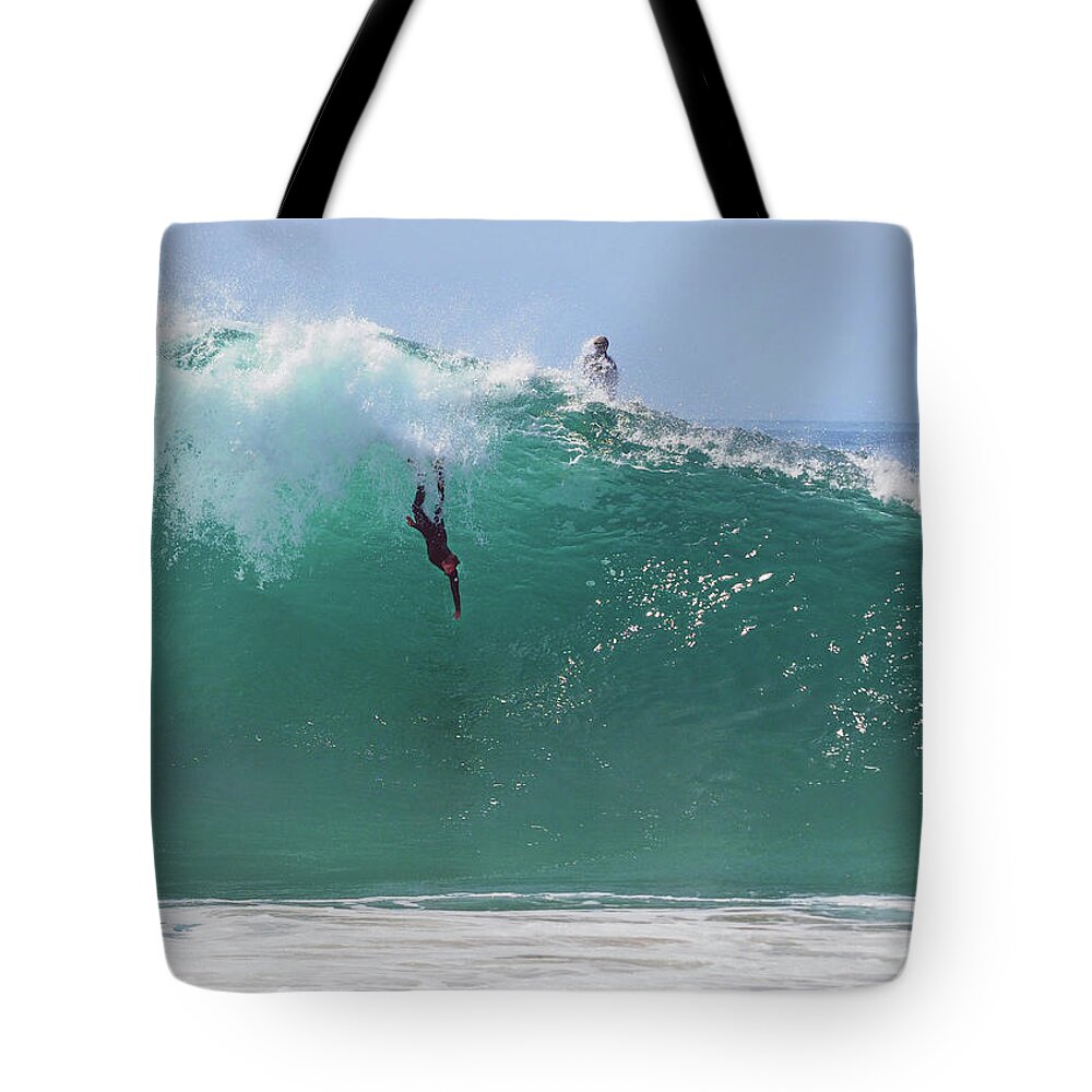 Big Surf Tote Bag featuring the photograph Catch Me by Joe Schofield