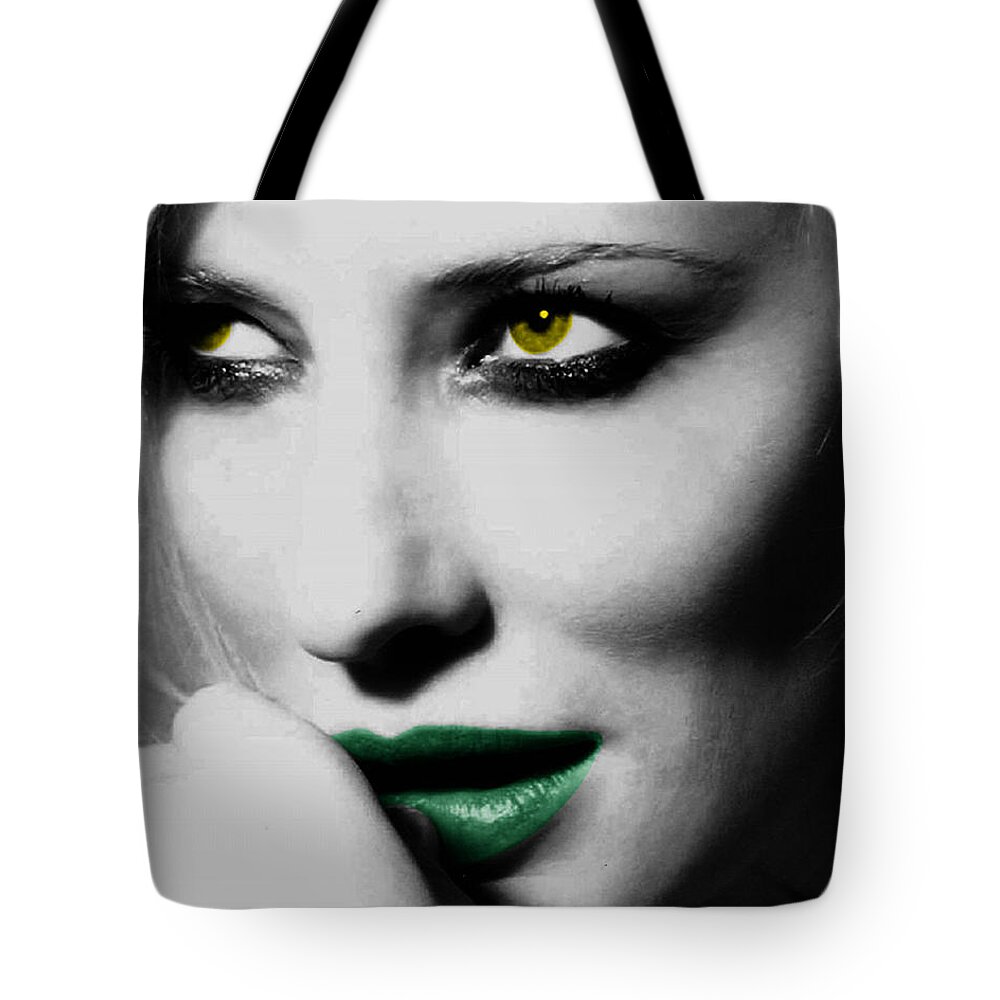 Cate Blanchett Tote Bag by Emme Pons - Instaprints