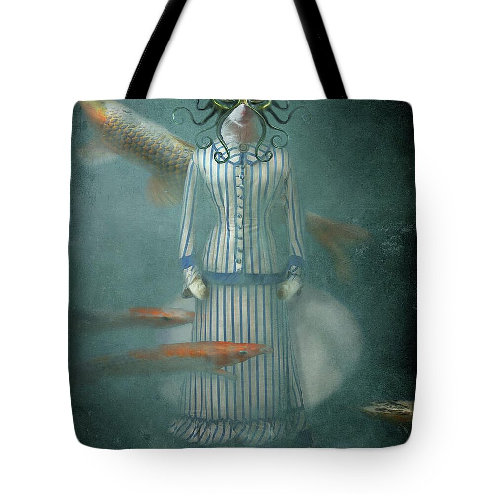  Tote Bag featuring the photograph Catfish Cat by Kathy Russell
